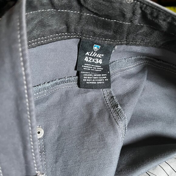 Kuhl Ryder Vintage Patina Dye Pants - Men's Size 42*34 - Gray - Picture 7 of 14